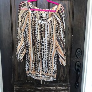 Da nang animal print blouse